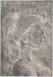 Junges Mädchen by Hans Erni, 1954, lithograph, offered Jun 2024