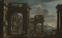 Nachfolger d.18.Jhs by Viviano Codazzi, oil on canvas, sold Mar 2024