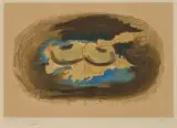 Pommes et feuilles by Georges Braque, 1958, color lithograph, sold Mar 2024