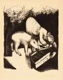 L'Auge by Marc Chagall, 1924, lithograph, sold Mar 2024