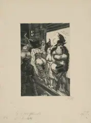 Frontsoldat in Brüssel by Otto Dix, aquatint, offered Mar 2024
