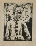 Der Narr by Erich Heckel, 1917, woodcut, offered Mar 2024