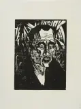 Ein Matrose by Erich Heckel, 1917, woodcut, sold Mar 2024