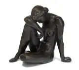 Rastende by Fritz Klimsch, bronze, sold Mar 2024