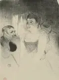 Judic by Henri de Toulouse-Lautrec, 1894, lithograph, offered Mar 2024