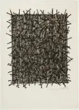 Farbige Destruktion by Günther Uecker, 1983, color lithograph, sold Mar 2024
