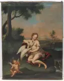 Leda und der Schwan by Frankreich, 18.Jh., oil on canvas, sold Mar 2024