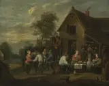Gegenstücke: Fest auf dem Lande by Holland, 17.Jh., oil on canvas, offered Mar 2024