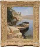 Le bateau by Louis Appian, oil on canvas, sold Mar 2024