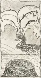Vaincu parce que plus fort by Pierre Alechinsky, 1980, color aquatint, sold Sep 2025