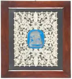 Frankreich, 18.Jh., mit Ergänzung by Spitzenbild "Hl. Georg", embossed print, sold Sep 2025