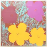 nach Flowers by Andy Warhol, color screenprint, sold Mar 2025