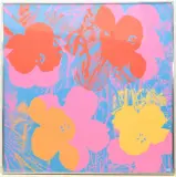 nach Flowers by Andy Warhol, color screenprint, sold Mar 2025