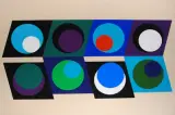 Ohne Titel by Geneviève Claisse, color screenprint, sold Sep 2024