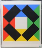 Ohne Titel by Max Bill, 1972, color screenprint, sold Sep 2024