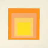 Hommage to the square by Josef Albers, color screenprint, offered Jun 2024