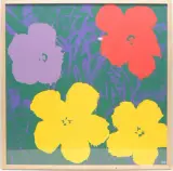 nach Flowers by Andy Warhol, color screenprint, sold Mar 2024
