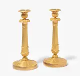 Frankreich, Restauration by 1 Paar Kerzenleuchter, bronze, sold Mar 2024