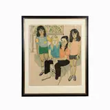 Untitled by Alice Neel, 1982, lithograph on paper, sold Jan 2023