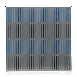 Tes Azules y Negras by Jesús Rafael Soto, 1979, silkscreen on acrylic sheet and chromed metal, sold Jan 2023