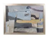Untitled by Mariusz Kosciuk, 1984, oil on linen canvas, sold Jan 2023