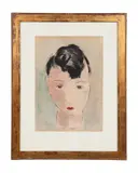 likely mid 20th century by George Zachary Constant, watercolor, sold Jan 2023
