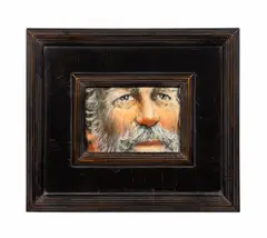 Mentor by Dale Rayburn, acrylic on wooden panel, sold Jan 2023