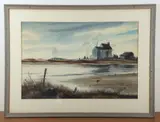 DE artist by Edward Grant, watercolor, sold Jan 2025