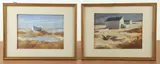 DE artist by Edward Grant, watercolor, sold Jan 2025