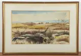 DE artist by Edward Grant, watercolor, sold Jan 2025