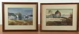 DE artist by Edward Grant, watercolor, sold Jan 2025