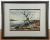 DE artist by Edward Grant, watercolor, sold Jan 2025