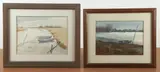 DE artist by Edward Grant, watercolor, sold Jan 2025
