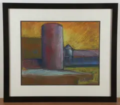 Untitled by W.W. Nelson, pastel on paper, sold Jan 2025