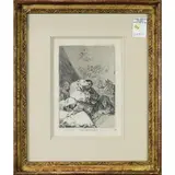 Untitled by Francisco Goya, circa 1886, etching on laid paper, sold Jun 2022