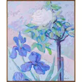 Untitled by Bill Bagley, oil on canvas, sold Jun 2022