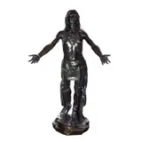 Appeal to the Great Spirit by Charles Henry Humphriss, 1906, bronze scuplure with dark brown patina, sold Jul 2022