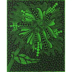 Flower (1) by Yayoi Kusama, 1992, lithograph in color, sold Jul 2022