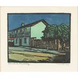 Untitled by William S. Rice, woodcut in colors, sold Jul 2022