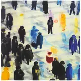 Station by Christopher Brown, 1993, etching with spit bite aquatint in colors, sold Jul 2022