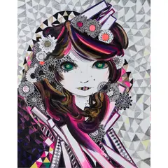 Untitled by Koichi Enomoto, 2006, oil on canvas, sold Jul 2022