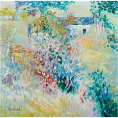 Impressionistic Landscape by Phillipe Marchand, oil on canvas, sold Jul 2022
