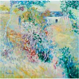 Impressionistic Landscape by Phillipe Marchand, oil on canvas, sold Jul 2022