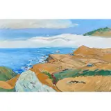 Jenner from Poff Ranch by William Morehouse, 1990, oil on canvas, sold Jul 2022