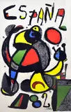 (Spanish School) by Joan Miró, lithograph art poster, sold Jul 2020