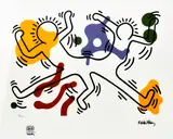 (American School) by Keith Haring, lithograph, sold Jul 2020
