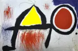 Spanish School by Joan Miró, lithograph, sold Jul 2020