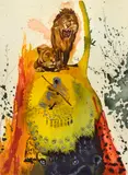(Spanish School) by Salvador Dalí, lithograph, sold Jul 2020
