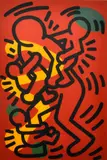 (American School) by Keith Hering, lithograph, sold Jul 2020