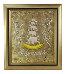 Happiness by Alexander Khomsky, oil on canvas, sold Jan 2025
